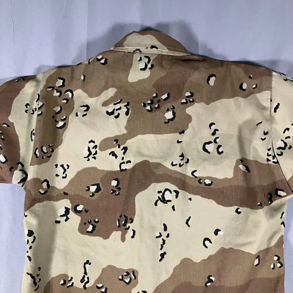 TRU-SPEC Jacket Youth 14 Tan Brown Desert‎ Camo BDU Field Coat Utility 4 Pocket